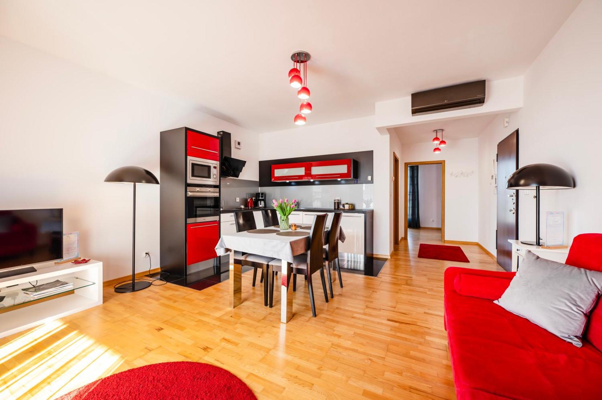 Neapol Parking Gratis Moxy Te&Am Cracow Apartment Krakow Luaran gambar