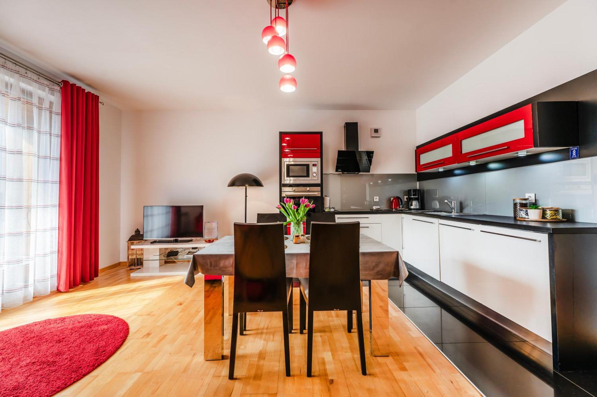 Neapol Parking Gratis Moxy Te&Am Cracow Apartment Krakow Luaran gambar